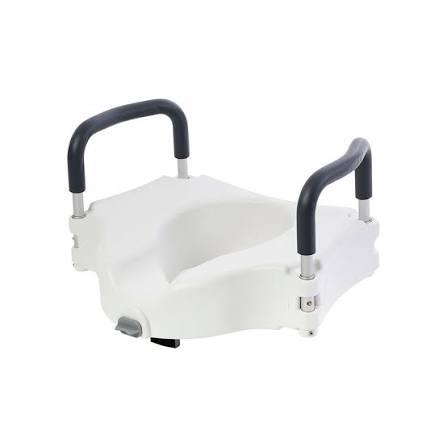 Raised Toilet Seat With Removable Arms