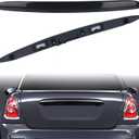Black Rear Trunk Hatch Handle With Lamp, Tailgate Trim Lid Trunk Liftgate Pull Handle Compatible With BMW Mini Vehicle 2005-2015 Cooper R56 R57 Series, Replace#51132753602 - Backhatch Release Handle