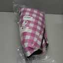 ZAZE Picnic Blanket Waterproof Sandproof, 80''x80'' 3-Layer Cute Compact Extra Large Machine Washable Foldable Beach Mat, Big XL Outdoor Blankets for Spring Summer Camping, Park, Grass(Pink and White)