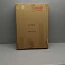 Rustic Oval Mirrors for Wall Decor 17 X 23 Inch, Handmade Distressed White Vintage Mirror for Bathroom Bedroom, Hanging Farmhouse Decorative Wood Wall Mirror, Horizontal or Vertical