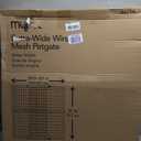 MYPET Extra-Wide Wire Mesh Dog Gate: 29.5-50" Wide. Pressure Mount. No Tools Needed. Puppy Gate 31" Tall, Expandable, Durable Pet Gates for Doorways, Sustainable Hardwood