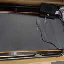 Rayspace Walking Pad with 12% Incline/Adjustable Height, Upgraded 3.5HP Walking Pad with Handle Bar, 4 in 1 Foldable Under Desk Treadmill, Electric Portable Treadmills for Home 350LBS, LED Display