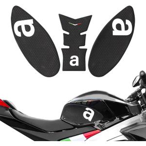 for RS 660 Tuono 660 Motorcycle Side Tank Pads Tank Pads Protectors Decals Traction Pads Compatible with RS 660 Tuono 660 2020-2025 (White)