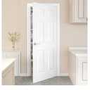 JUBEST 36"x80" Raised 6-Panel Textured White Primed Hollow Core Interior Molded Door Slab, NOT Pre-drilled and NOT Included Hardware, Paintable Interior Door for Pantry, Laundry, Office