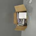 Unicozin LED 4 Light Track Lighting Kit, Matt Nickel 4 Way Ceiling Spot Lighting, Flexibly Rotatable Head, Modern Track Light Included 4 x LED GU10 Bulb (4W, Daylight White 5000K, 400LM)