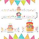 2 x 30 Pack Birthday Crowns for Kids Classroom, Paper DIY Crowns Hats for School Classroom Birthday Party Supplies