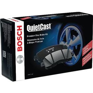 BOSCH BC1865 QuietCast Premium Ceramic Disc Brake Pad Set - Comaptible with Select Volvo C40 Recharge, S60, S90, V60, V60 Cross Country, V90, V90 Cross Country, XC40, XC40 Recharge, XC60, XC90; FRONT