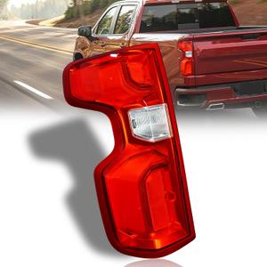 LED Lamp Rear Tail Light Assembly Replacement for 2019 2020 2021 2022 2023 Chevy Silverado 1500 2500 3500 Rear Light With LED Bulb and Harness Replace OE 84678149 (Left Driver Side)