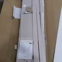 DWVO Farmhouse TV Stands for Living Room, Entertainment Center with Storage, TV Stand for 65 Inch TV with Double Barn Doors & Storage Cabinets, Rustic TV Cabinet Media Console, Espresso & Grey White