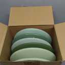 Jetec 6 Pcs Wall Padding for Kids with Autism Playroom Anti Collision 3D 15. 75 x 7. 87 Inch Peel and Stick Headboard Upholstered Wall Panels for Nursery Protection(Green Series)