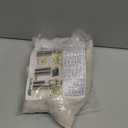 BGment Oatmeal Linen Curtains 40 Inches Long for Kitchen Cafe Window, Short Length Sheer Semi Drapes Light Filtering with Rod Pocket for Bedroom Bathroom, 2 Panels Set, 34 Inch Wide Each Panel