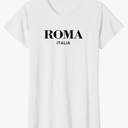 ROM Italy Roma Italia Vintage Italian T-Shirt,XXL