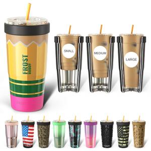 Frost Buddy Togo Buddy | 30 oz Stainless Steel Vacuum Insulated Tumbler | To Go Coffee Cup  Iced Coffee Cups, Iced Coffee Sleeve, Travel Mug, Thermal Cup for Hot & Cold Drinks, Dunkin Cup (Pencil)