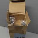 Wood Curtain Rods for Windows 66-120" 2 Pack:Boho Farmhouse Wooden Curtain Rod for Living Room Bedroom,Rustic Adjustable Heavy Duty Drapery Rods Set Brown Decorative Bamboo Imitation Wood Grain