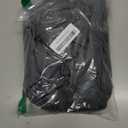 RIMELA Dark Grey Bed Skirts with Split Corners Queen Size 15 Inch Drop,Elastic Bed Skirting Wrap Around, Easy to Install Dust Ruffles,Soft Fabric Machine Washable