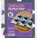 Hunger for Words Talking Pet Button Mat - 1pc Talking Dog Button Mat, Talking Dog Button Storage, Single Mat Holds Up to 6 Buttons (Buttons Sold Separately)