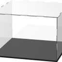 M METERXITY Clear Acrylic Display Case, 12 x 12 x 8 Inch Assemble Clear Acrylic Display Box Dustproof for Action Figures/Model/Statues/Collectibles/Doll/Toys/Home Storage