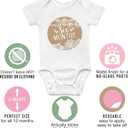 6 x Hadley Designs 20 Monthly Milestone Stickers for Baby Boy or Girl, Monthly Markers for Newborn Photos, Cute Month Labels for Growth Tracking, Gender Reveal or Shower Gift (Rustic)