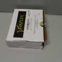 Vivaplex, 12, Clear, 1 oz, Round Glass Jars, with Inner Liners and black Lids