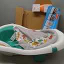 Fisher-Price Baby to Toddler Bath 4-in-1 Sling 'N Seat Tub with Removable Infant Support and 2 Toys, Summer Blossoms