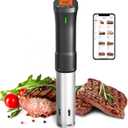 2.4G WIFI Sous Vide Cooker INKBIRD Sous Vide Machine with APP Control, 1000 Watts Immersion Circulator with APP Recipes Timer Alarm Mobile Notification, 3D Water Fast Heating Ultra-Quiet