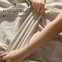 SONORO KATE 100% French Pure Linen Sheets, Breathable and Durable Linen King Size Sheets, Anti-Tear Linen Bed Sheets, Machine Washable, 16 Inch Deep Pocket - 4 Piece (Natural Linen, King)