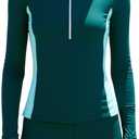 TUONROAD Girls Rash Guard Swimsuit Two Piece Long Sleeve Padded Bathing Suits for Teens Girls' Swimwear 12Y
