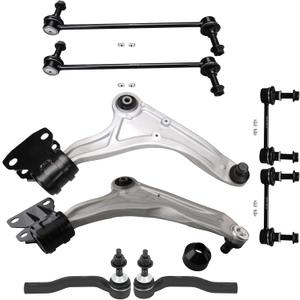 8PCS ASTOU Front Suspension Kit fit for 2013-2017 for Ford Fusion 2013-2018 for Lincoln MKZ Front Lower Control Arm And Ball Joints Outer Tie Rod Ends Sway Bar Links