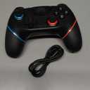 Upgraded Wireless Controller for Switch/Lite/OLED/Switch 2 Pro Controller for Switch Remote Joystick Gamepad Supports Wake up, Gyro Axis, Turbo, Dual Vibration and Screenshot Function (Black)