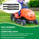 103-6398 Mower Blades Compatible with Ex Mark 60" Deck Lawn Mower, Gator Mulching Blades 116-5174 Fit for Ex Mark Radius, Turf Tracer, Lazer Z Series, Replace 103-6393 96-749 (3 Pack)