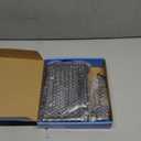 BluSon Weather Station Wireless Indoor Outdoor Thermometer, Color Display Digital Temperature Humidity Monitor with Atomic Clock, Weather Forecast, Adjustable Backlight, Home Weather Statio, Black