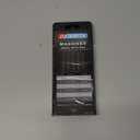 11-pc Masonry Drill Bits Carbide Concrete Drill Bit Set for Stone Tile Brick Ceramic Glass Metal Sheet Plastic and Wood, Quick Change 1/4" Hex Shank, Size 5/32 3/16" 1/4" 5/16" 3/8" 1/2" with Case