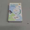 NDYIN Sticker Printer, PrintPods Mini Printer, Bluetooth Portabel Sticker Maker with 3 Rolls Paper, Print Pod Inkless Thermal Printer for iPhone, Impresora Porttil for Notes, Journal, DIY, Kids Gift