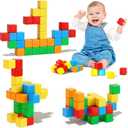 KAEILORU Magnetic Blocks Toys for Toddler Girls Boys Age 3-5 5-7 4-8 Magnetic Building Cubs Stem Sensory Toys, Preschool Learning Activities Birthday Gift for 3 4 5 6 7 Year Old, 32 Pcs