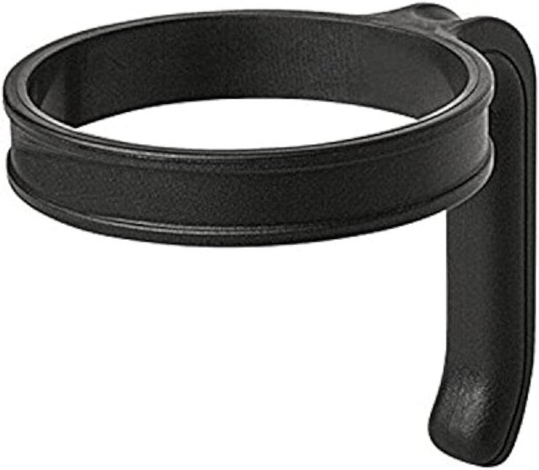 ZYTC Handle for 30OZ Tumbler,Yeti Rambler Anti Slip Travel Mug Grip BPA Free Cup Holder Yeti Rambler,Ozark Trail,Sic and More Tumbler Mugs (Black)