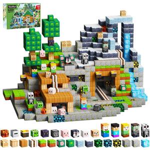 Voxifyx 150PCS Magnetic Building Blocks Set Toys, Kids Classroom Magnet Blocks Toy for Toddlers STEM Learning, Construction Stacking Toy for Kids Boys and Girls Christmas Birthday Gifts (Green)