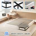 NHODIR Box Spring for King Bed, 7 Inch King Box Spring Only, Strong Metal Frame Mattress Foundation, No Noise, Easy Assembly