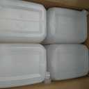 2.5 Gallon Water Jug, F-Style Plastic Jug, Water Storage Containers, Hdpe Containers with Leakproof Cap (4 Pack) (EXP 02/04/27)