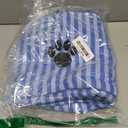 DII Design Embroidered Pet Towel, 44 x 27.5", Striped Blue