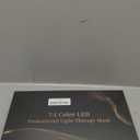 SDKWDH Red Light Mask for Face, 7-1 Colors Facial Care Mask, 850nm Infrared & Red Light Masks, Ergonomic Design for Home & Travel