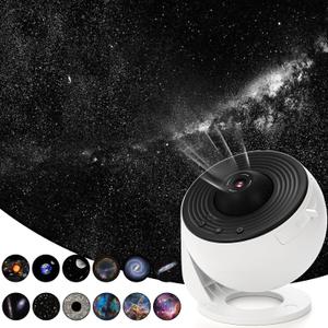 Hbaushun Planetarium Projector,Galaxy Projector Star Projector Light with Replaceable 13 Galaxy Discs,360° Rotation Night Sky Projector for Kids Adults Ceiling Home Bedroom Living Room Decor