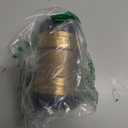 SharkBite 1-1/2 x 1-1/2 Inch Coupling, Push-to-Connect Brass Plumbing Fitting, UXL0141