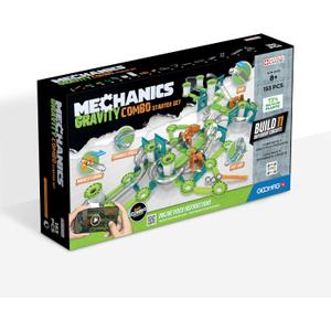 Geomag Gravity Classic Mechanics Magnetic Toys for Kids Ages 8+, 153pc Educational STEM Magnets for Kids - Swiss-Made Magnetic Blocks, Tiles and Building Toys from 100% Recycled Plastic