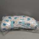 Biloban Toddler Nap Mat with Pillow and Blanket, Portable Nap Mats for Preschool Kindergarten Daycare Roll up Sleeping Bag for Kids Quilted Nap Mat, Super Soft & Cozy, Blue Whale, 50" x 21"