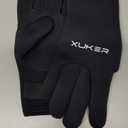 XUKER Water Gloves, 3mm & 5mm Neoprene Five Finger Warm Wetsuit Winter Gloves for Scuba Diving Snorkeling Paddling Surfing Kayaking Canoeing Spearfishing Skiing (3mm-Black, S)