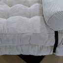 MAXYOYO Folding Sofa Bed, Convertible Sleeper Chair with Pillow Foldable Mattress with Back Support, Portable Fold Out Chair Bed Comfy Floor Sofa Lounge for Living Room Bedroom, Beige, Single