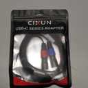 USB C to Dual XLR Male Audio Cable, 32Bit/384Khz USB Type C to XLR Output Stereo Cord, USB C Speaker Adapter for Power Amplifier, Mixer Console (2M/ 6.6FT)