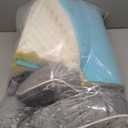 EHEYCIGA Orthopedic Dog Beds Large Sized Dog, Waterproof Memory Foam Pet Bed with Sides, Non-Slip Bottom Large Pet Bed with Washable Removable Cover, Grey (36.0"L x 27.0"W x 6.5"Th)