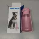 Portable Dog Small Animals Water Bottle for Walking 19 OZ or 12 OZ Pet Water Bottles for Puppy Medium Large Dogs Little Animals Water Dispenser Dog Small Animals Water Bowl (Pink)