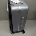 Hanke 20 Inch Carry On Suitcase PC Hardshell Luggage Top Open Aluminum Frame Rolling Suitcases with Wheels Travel Luggage for Woman Men Gifts.(Grey)